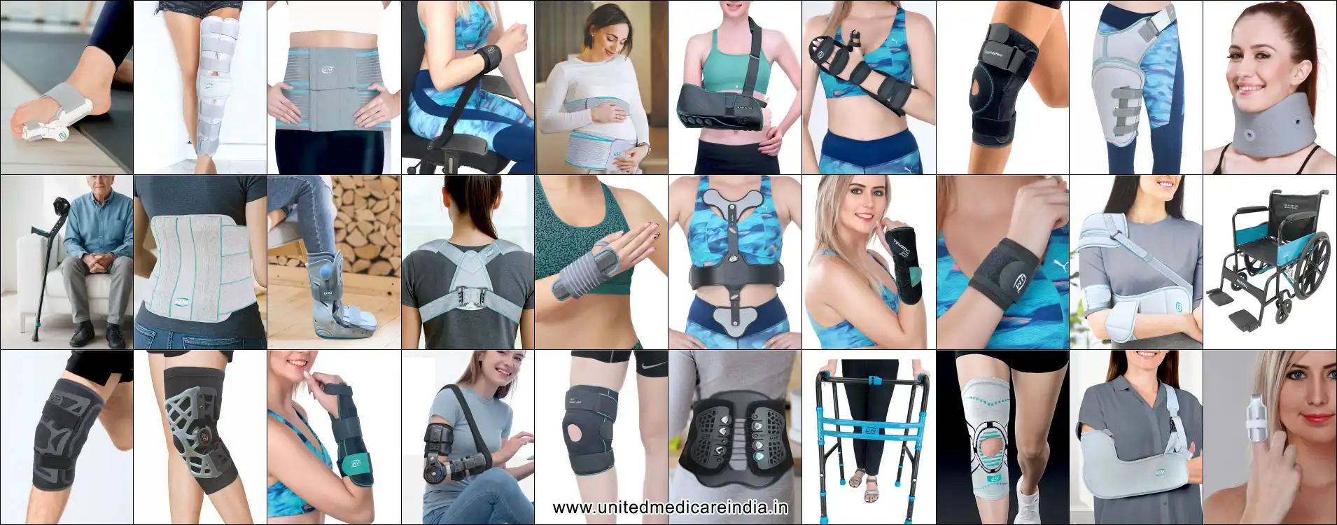 Orthopedic aids & Rehabilitation Products manufacturer & supplier in Egypt. Offering Body support Belts, Arm Braces, splints, injury care equipment exporter worldwide